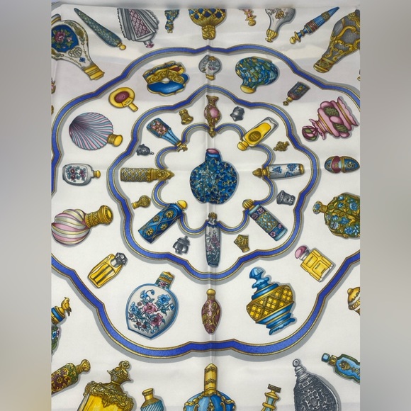 Hermes Vintage Scarf Carre 90”Qu’Importe Le Falcon” - Picture 2 of 16